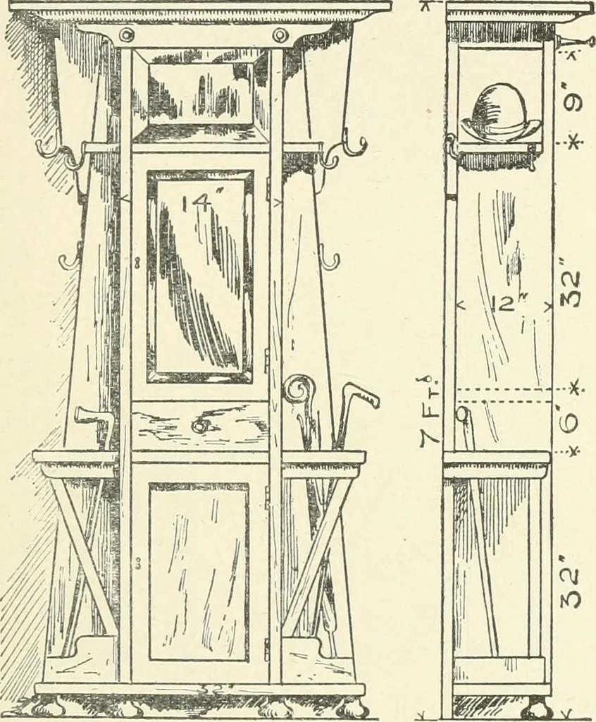 An illustration from Furniture for the craftsman; a manual for the student and machanic, 1914, leaf 142