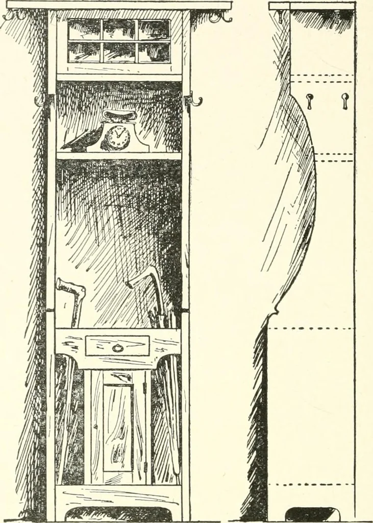 An illustration from Furniture for the craftsman; a manual for the student and machanic, 1914, leaf 143