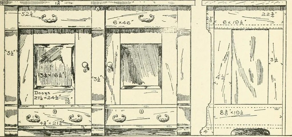 An illustration from Furniture for the craftsman; a manual for the student and machanic, 1914, leaf 200