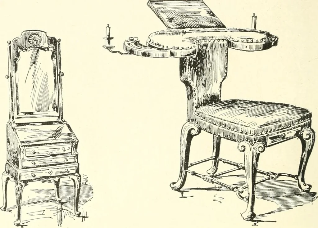 An illustration from Furniture for the craftsman; a manual for the student and machanic, 1914, leaf 21