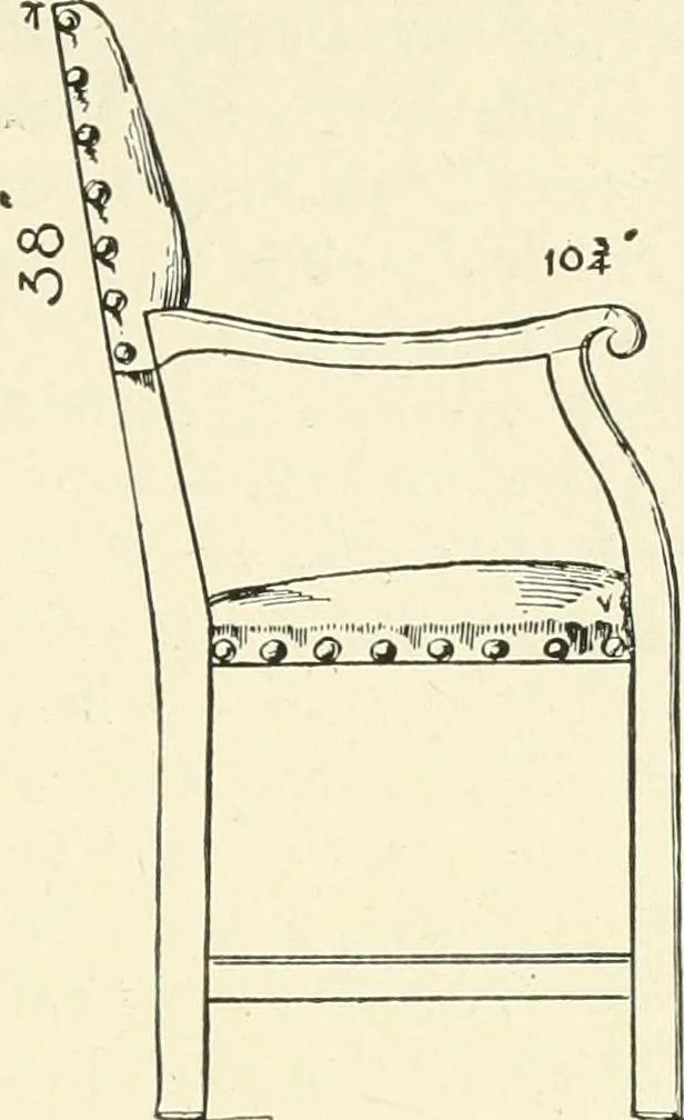 An illustration from Furniture for the craftsman; a manual for the student and machanic, 1914, leaf 210