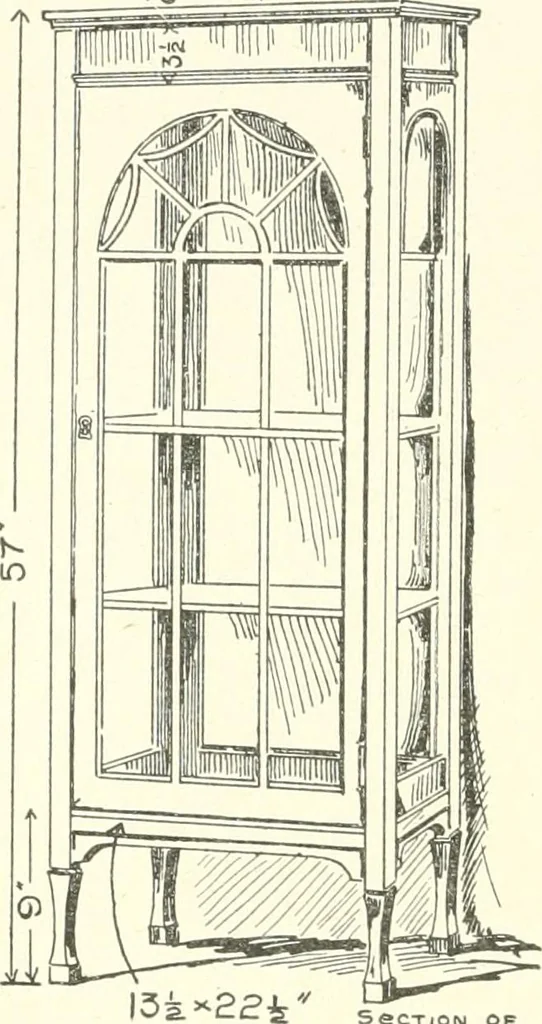 An illustration from Furniture for the craftsman; a manual for the student and machanic, 1914, leaf 215