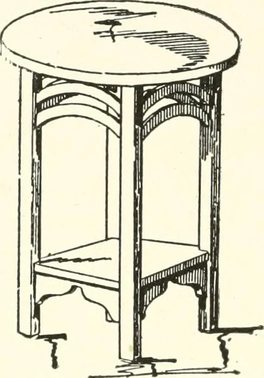 An illustration from Furniture for the craftsman; a manual for the student and machanic, 1914, leaf 221