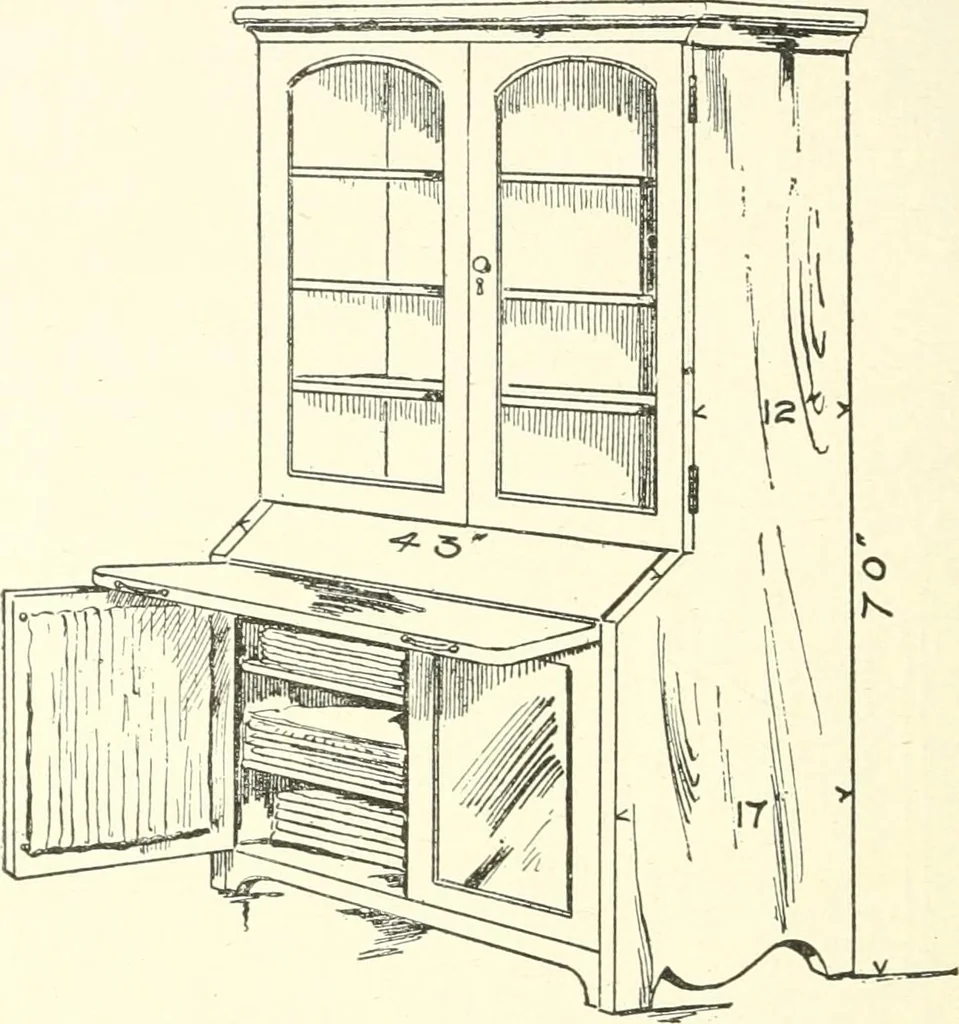 An illustration from Furniture for the craftsman; a manual for the student and machanic, 1914, leaf 259