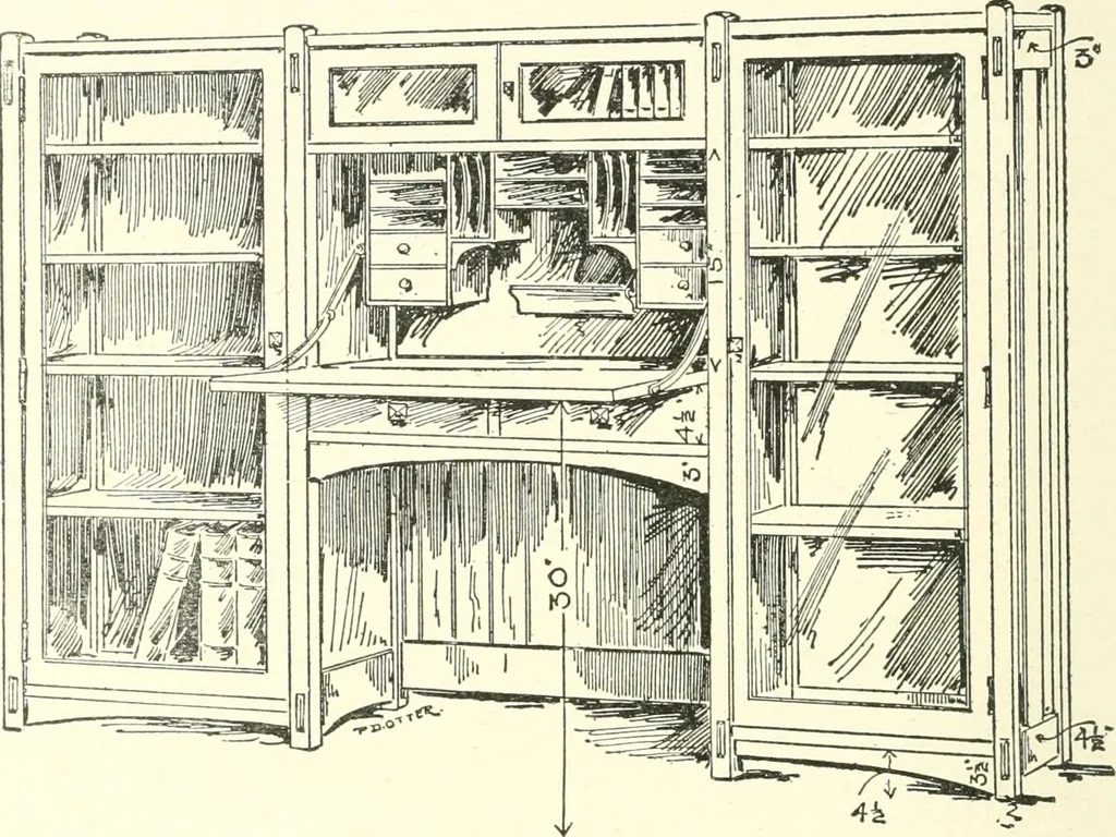 An illustration from Furniture for the craftsman; a manual for the student and machanic, 1914, leaf 265