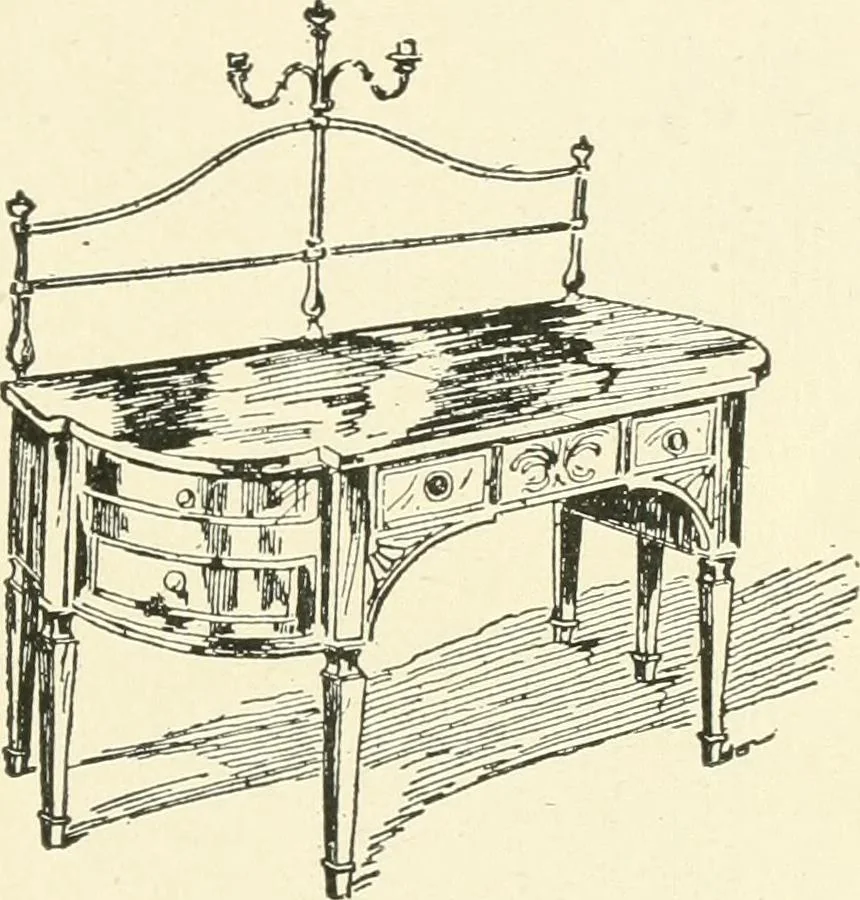 An illustration from Furniture for the craftsman; a manual for the student and machanic, 1914, leaf 28