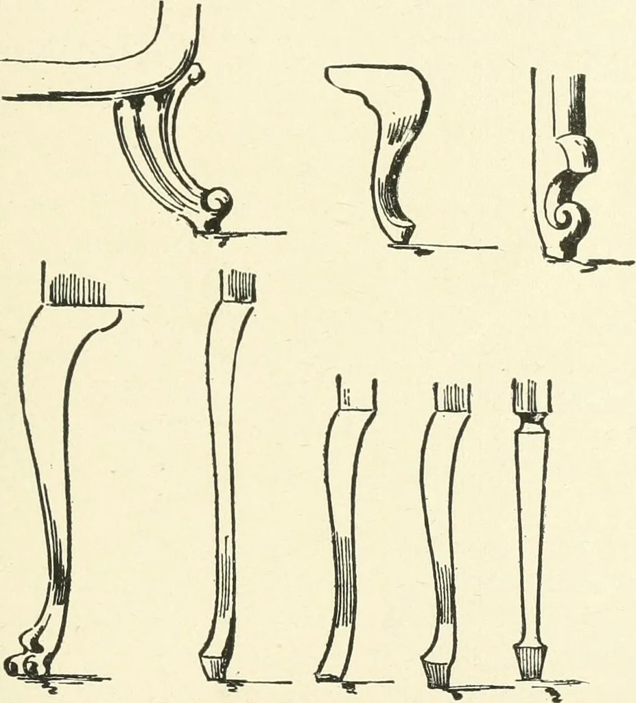 An illustration from Furniture for the craftsman; a manual for the student and machanic, 1914, leaf 68