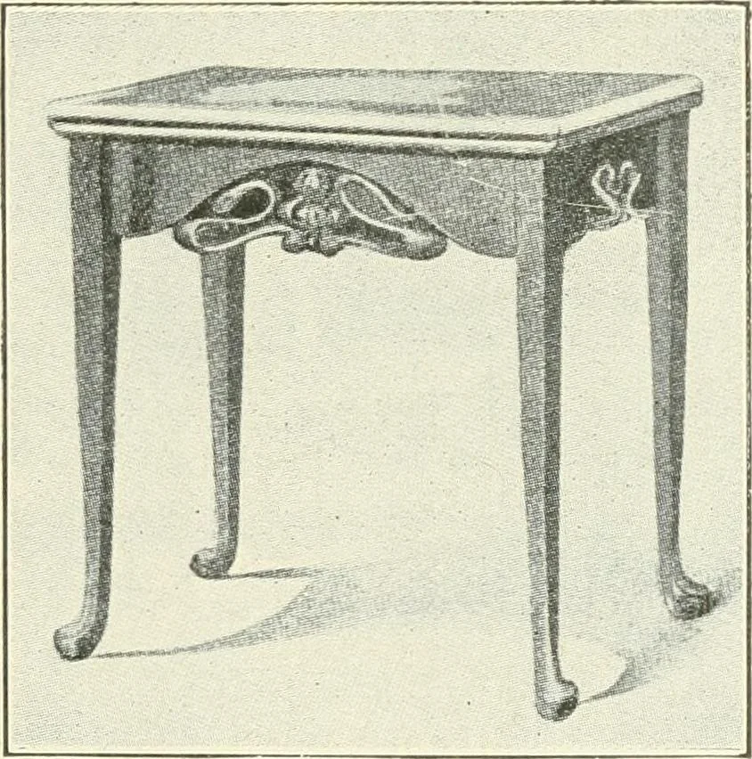 An illustration from Furniture for the craftsman; a manual for the student and machanic, 1914, leaf 94