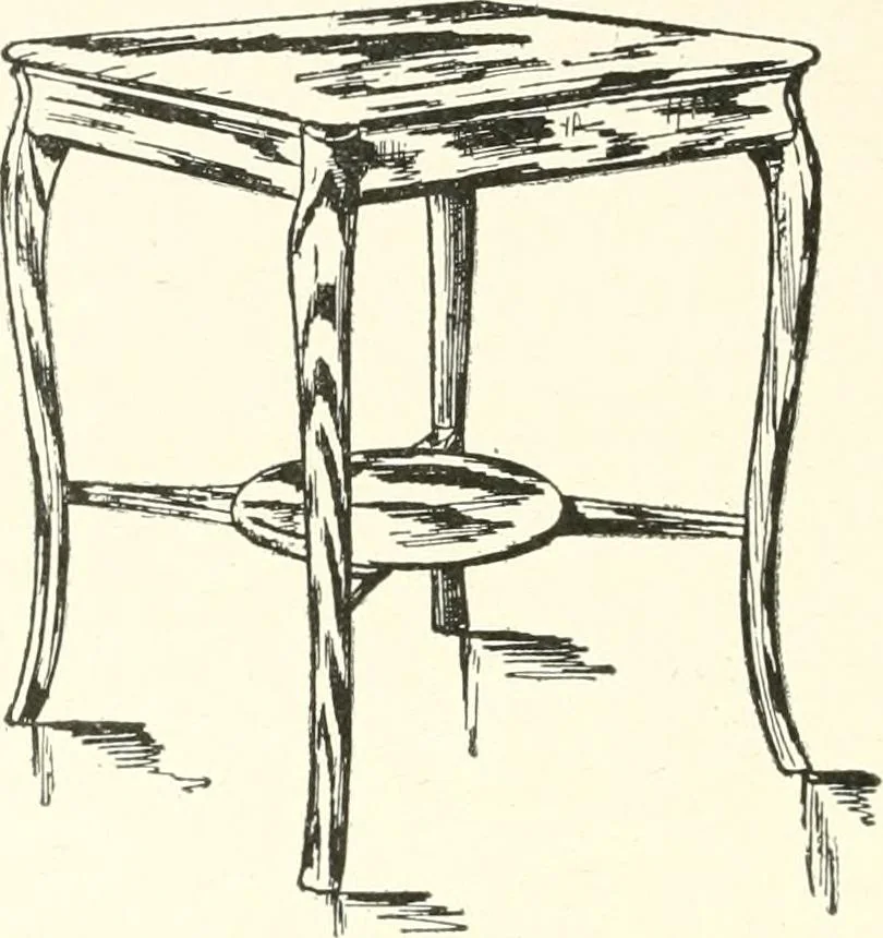 An illustration from Furniture for the craftsman; a manual for the student and machanic, 1914, leaf 95