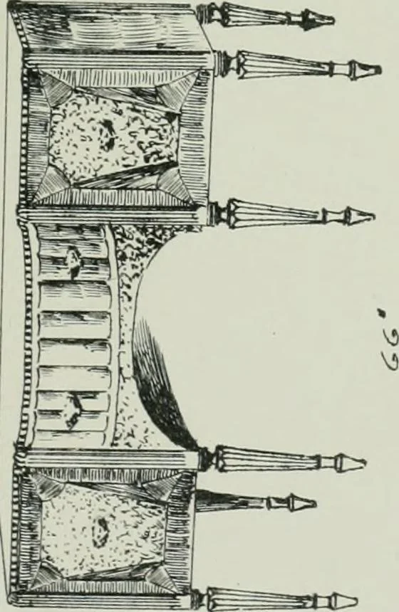 An illustration from Furniture for to-day and to-morrow, with details, scale drawings, and pen and ink sketches, 1900, leaf 127