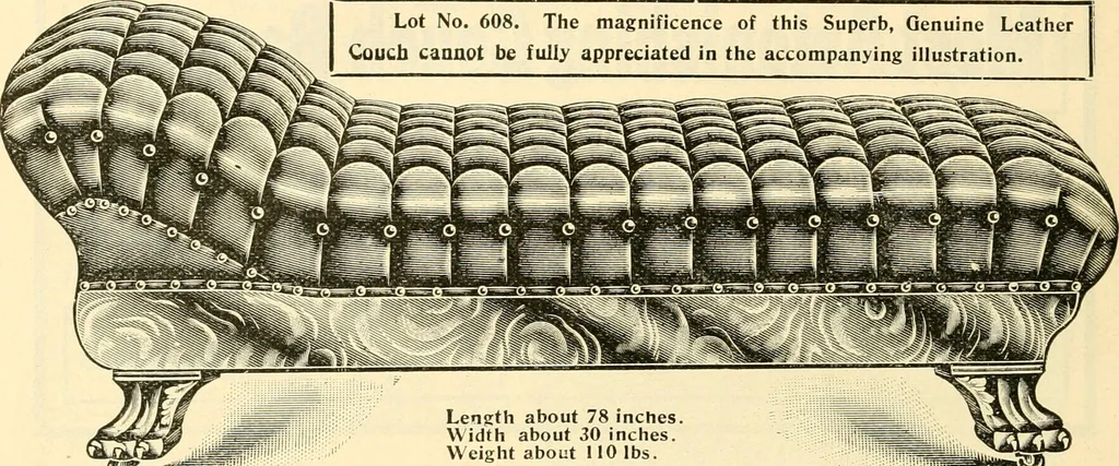 An illustration from Furniture including everything for the home, office and hotel., 1908, leaf 103