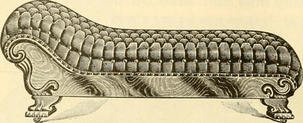 An illustration from Furniture including everything for the home, office and hotel., 1908, leaf 105