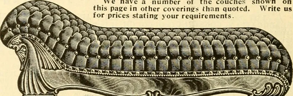An illustration from Furniture including everything for the home, office and hotel., 1908, leaf 105