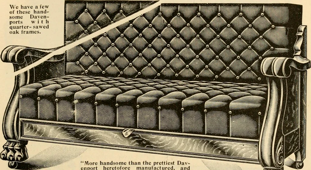 An illustration from Furniture including everything for the home, office and hotel., 1908, leaf 110