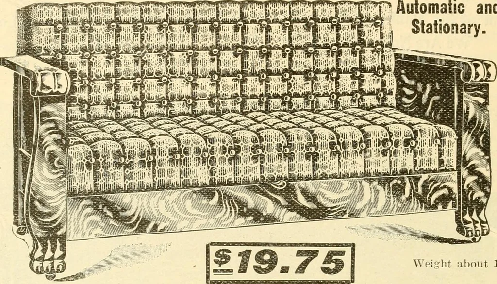An illustration from Furniture including everything for the home, office and hotel., 1908, leaf 111