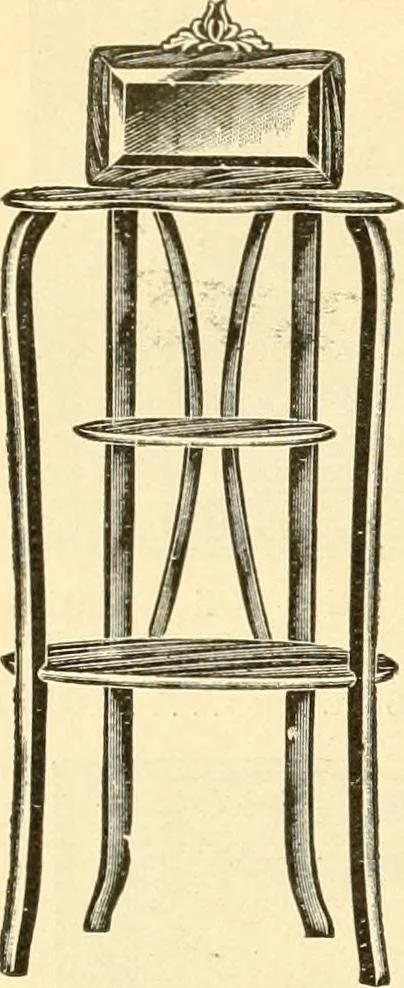 An illustration from Furniture including everything for the home, office and hotel., 1908, leaf 129