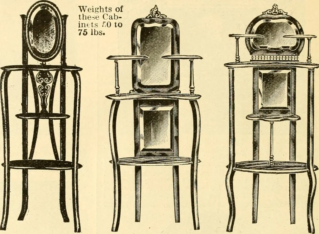 An illustration from Furniture including everything for the home, office and hotel., 1908, leaf 129