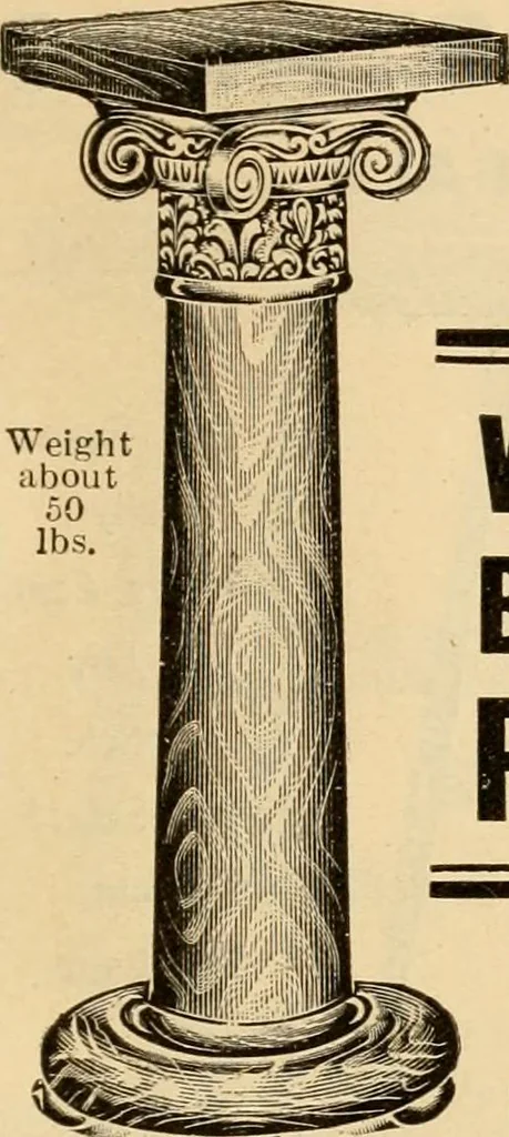 An illustration from Furniture including everything for the home, office and hotel., 1908, leaf 130