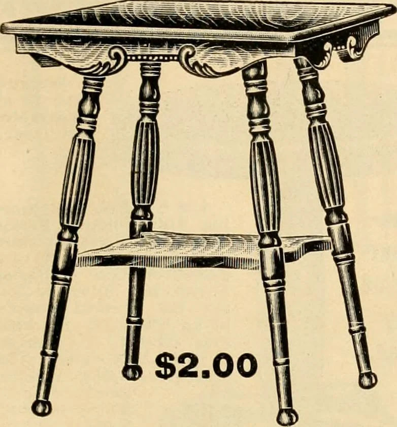 An illustration from Furniture including everything for the home, office and hotel., 1908, leaf 132