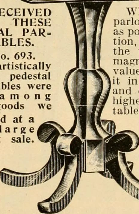 An illustration from Furniture including everything for the home, office and hotel., 1908, leaf 132
