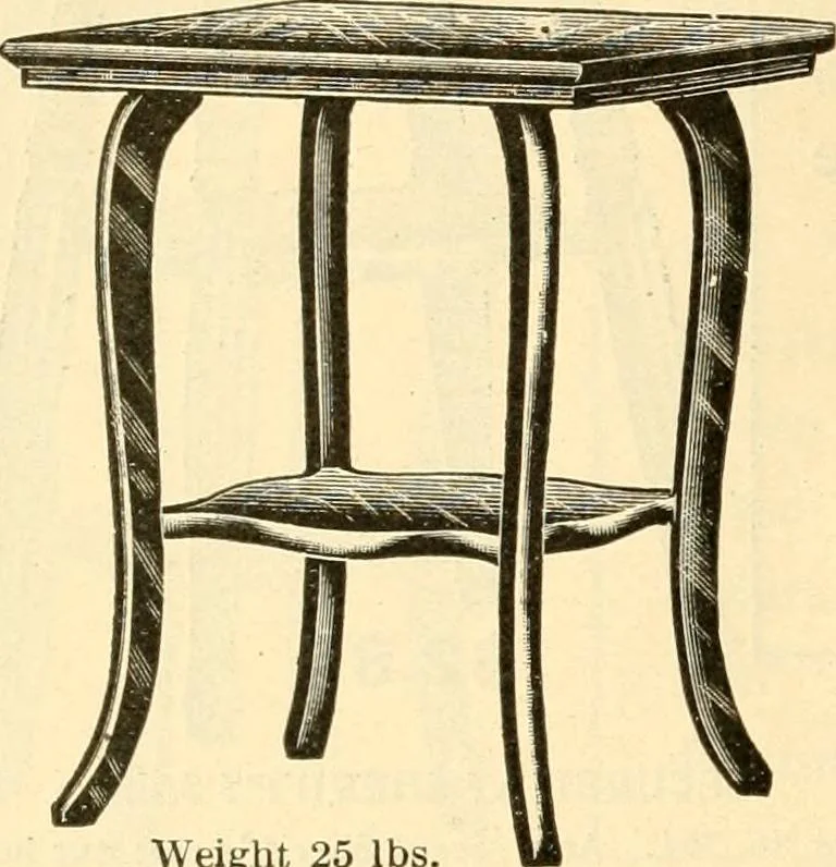An illustration from Furniture including everything for the home, office and hotel., 1908, leaf 133