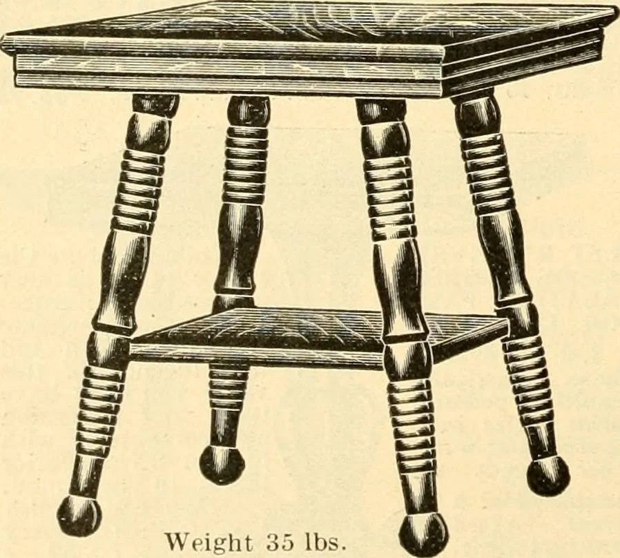 An illustration from Furniture including everything for the home, office and hotel., 1908, leaf 133