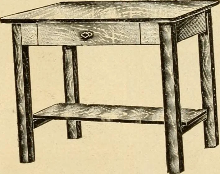 An illustration from Furniture including everything for the home, office and hotel., 1908, leaf 134