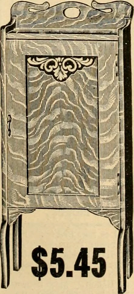 An illustration from Furniture including everything for the home, office and hotel., 1908, leaf 136