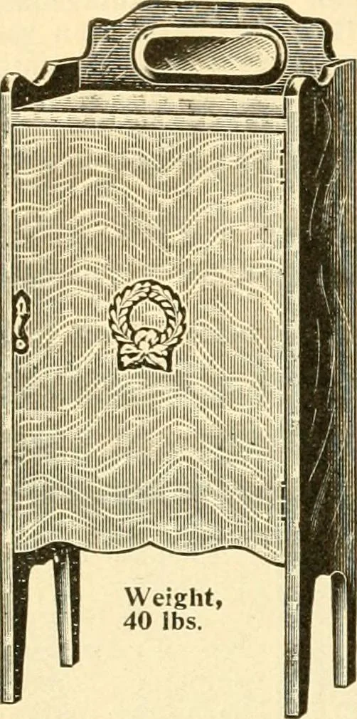 An illustration from Furniture including everything for the home, office and hotel., 1908, leaf 137