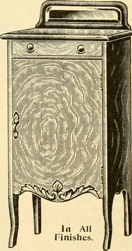 An illustration from Furniture including everything for the home, office and hotel., 1908, leaf 137