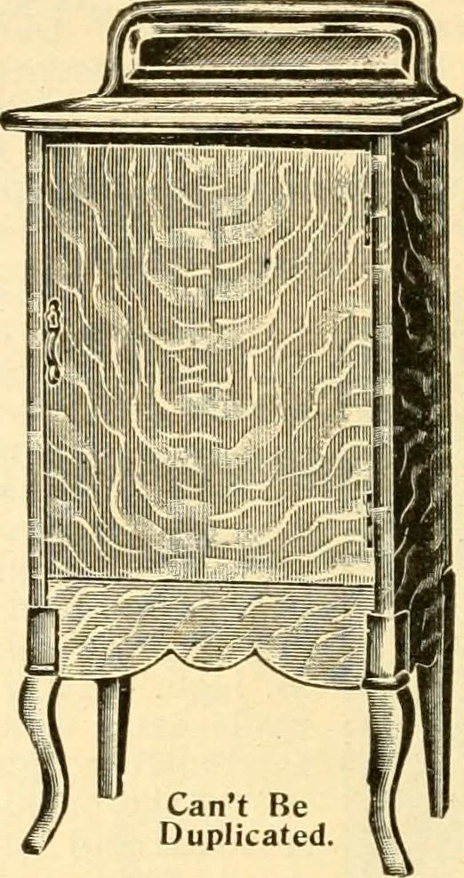 An illustration from Furniture including everything for the home, office and hotel., 1908, leaf 137