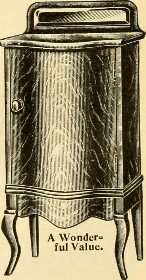 An illustration from Furniture including everything for the home, office and hotel., 1908, leaf 137