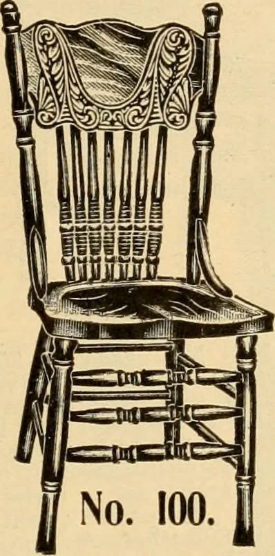 An illustration from Furniture including everything for the home, office and hotel., 1908, leaf 138