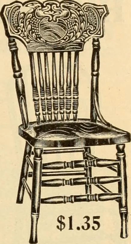 An illustration from Furniture including everything for the home, office and hotel., 1908, leaf 138