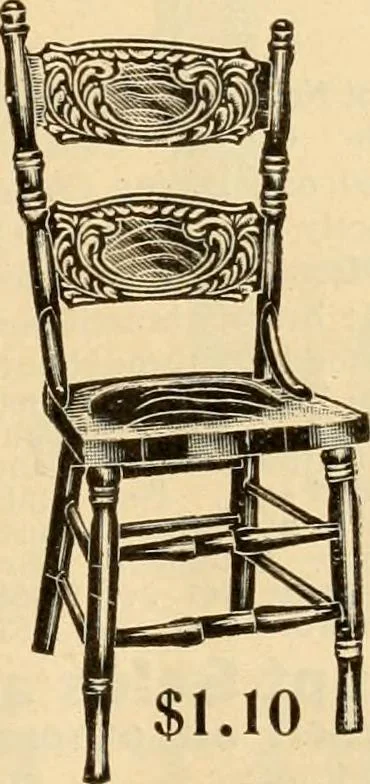 An illustration from Furniture including everything for the home, office and hotel., 1908, leaf 138