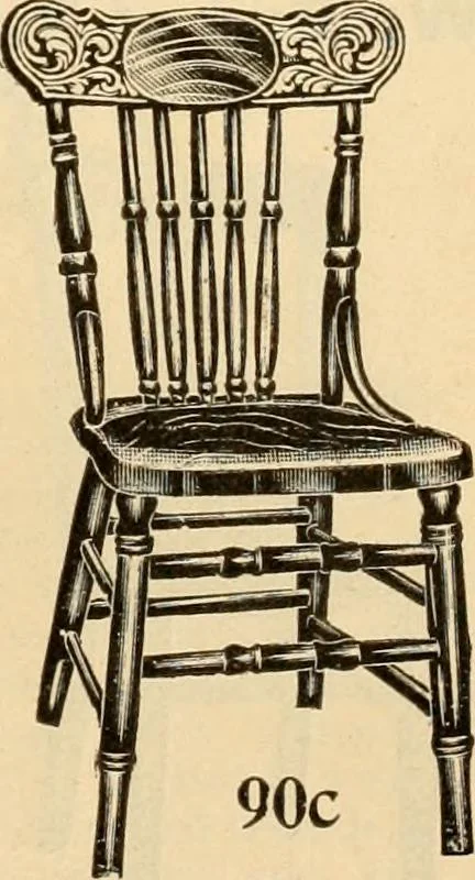 An illustration from Furniture including everything for the home, office and hotel., 1908, leaf 138