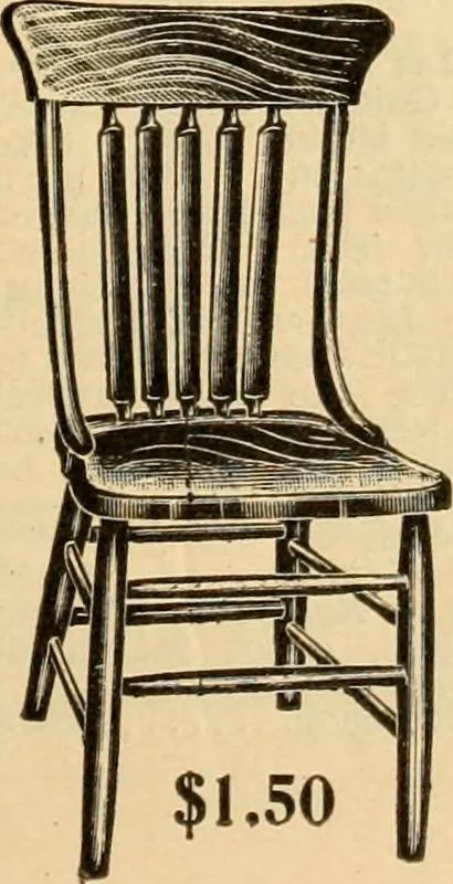An illustration from Furniture including everything for the home, office and hotel., 1908, leaf 138