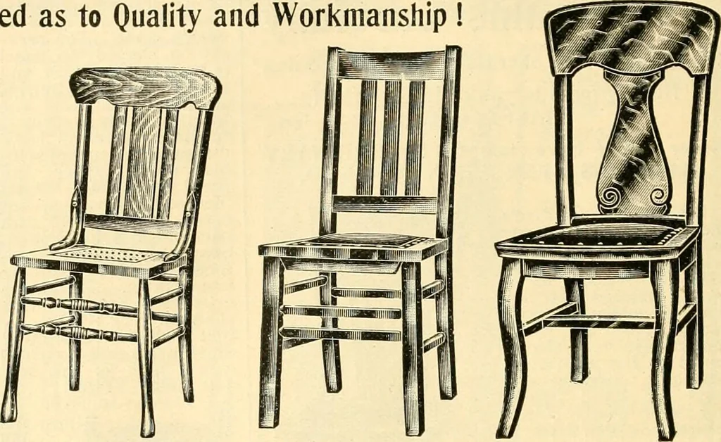 An illustration from Furniture including everything for the home, office and hotel., 1908, leaf 139