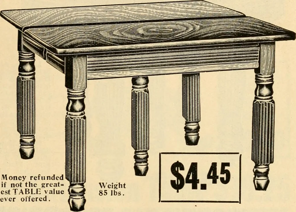 An illustration from Furniture including everything for the home, office and hotel., 1908, leaf 140
