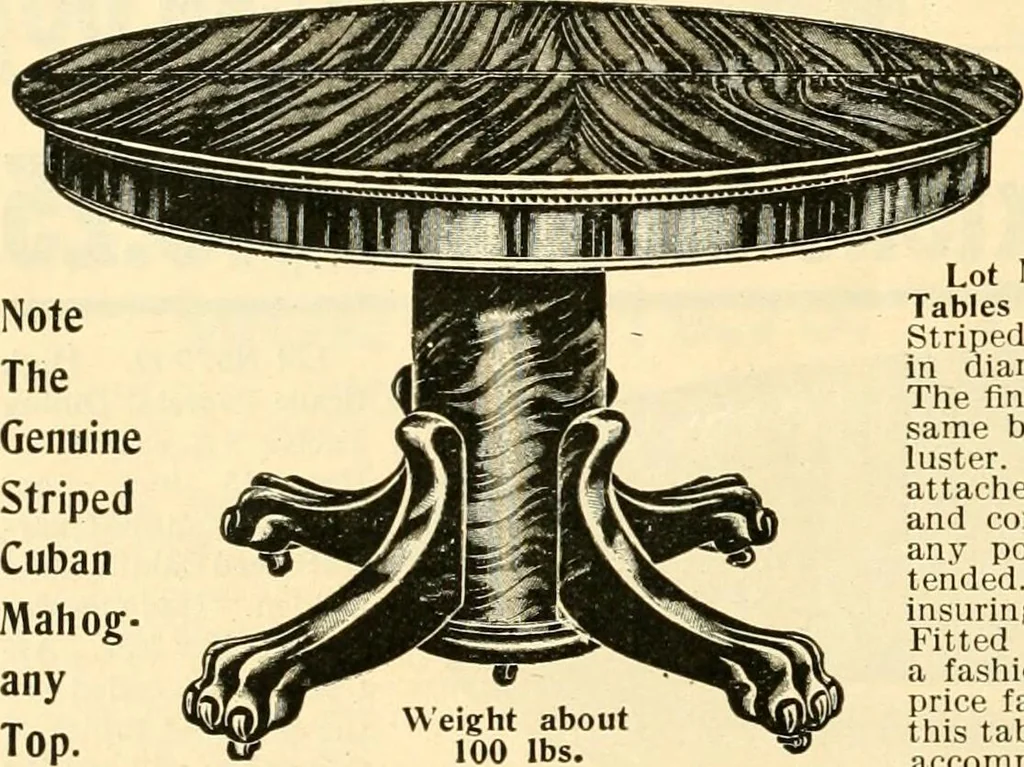 An illustration from Furniture including everything for the home, office and hotel., 1908, leaf 143