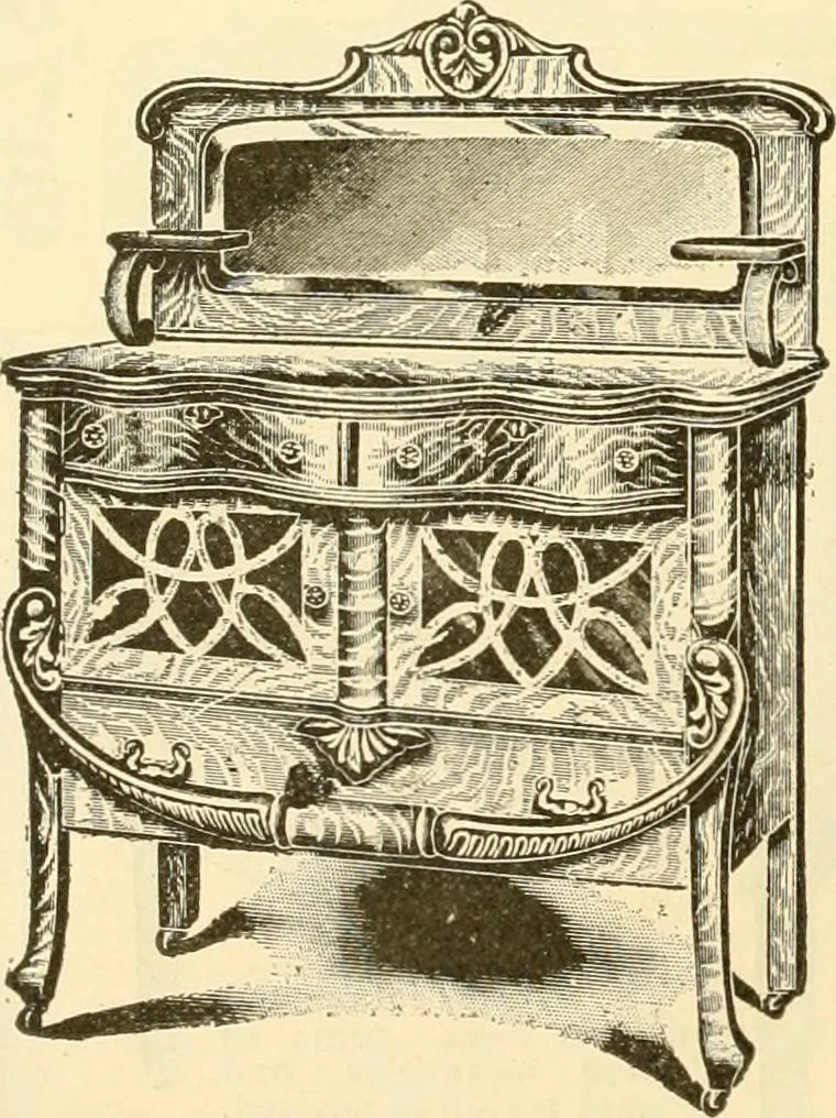An illustration from Furniture including everything for the home, office and hotel., 1908, leaf 145