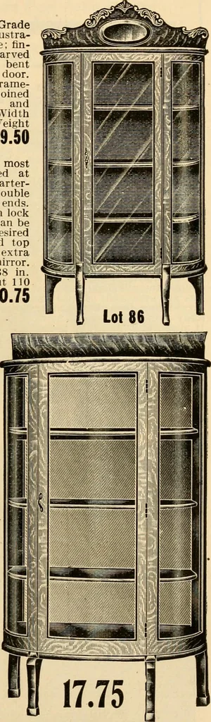 An illustration from Furniture including everything for the home, office and hotel., 1908, leaf 148
