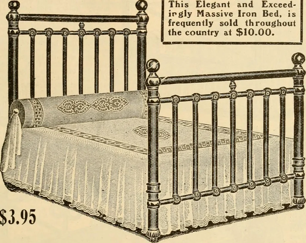 An illustration from Furniture including everything for the home, office and hotel., 1908, leaf 154