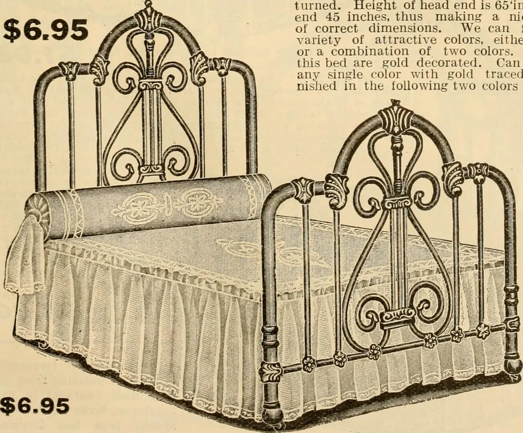An illustration from Furniture including everything for the home, office and hotel., 1908, leaf 154