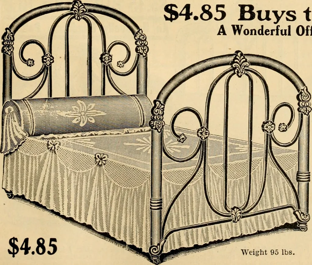 An illustration from Furniture including everything for the home, office and hotel., 1908, leaf 156