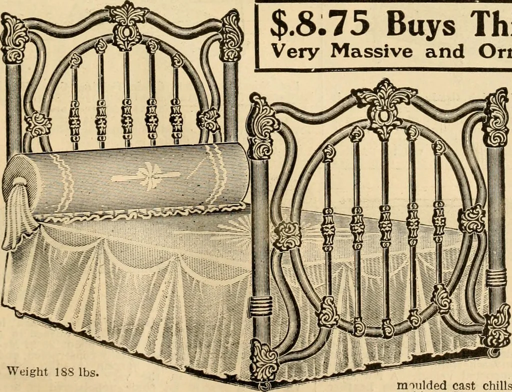 An illustration from Furniture including everything for the home, office and hotel., 1908, leaf 158