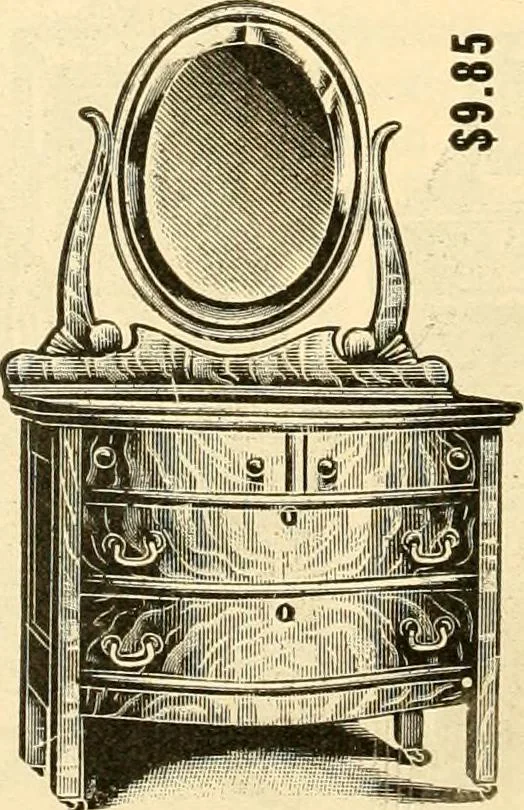 An illustration from Furniture including everything for the home, office and hotel., 1908, leaf 173