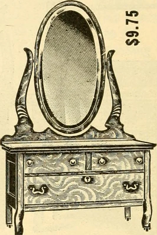 An illustration from Furniture including everything for the home, office and hotel., 1908, leaf 173