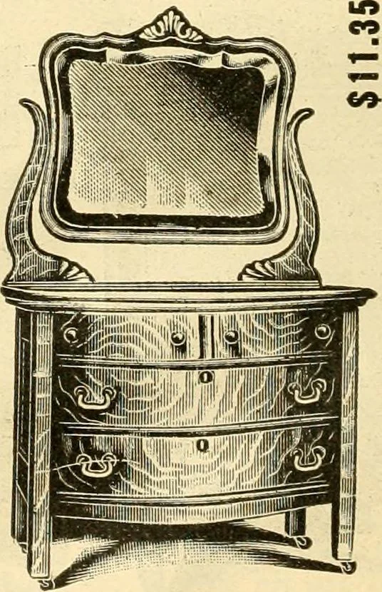 An illustration from Furniture including everything for the home, office and hotel., 1908, leaf 173