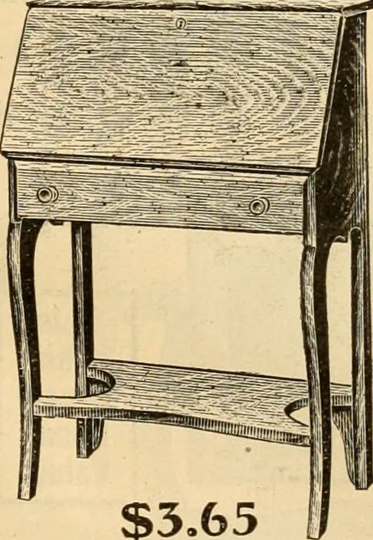 An illustration from Furniture including everything for the home, office and hotel., 1908, leaf 174